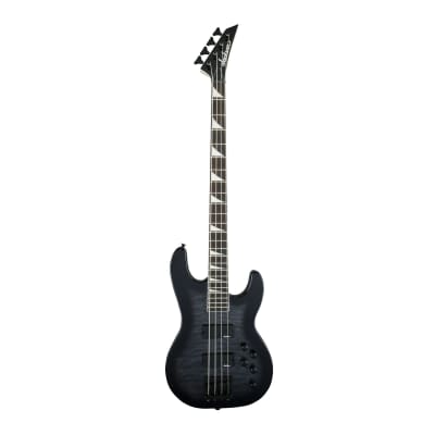Jackson JS Series Concert Bass JS3Q 4-String Electric Guitar with Amaranth Fingerboard (Right-Handed, Transparent Black Burst) for sale