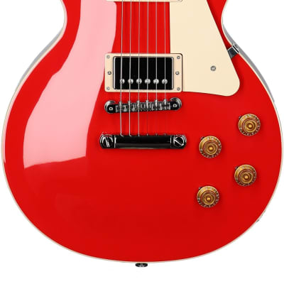 Gibson Les Paul Standard 50s Custom Color Electric Guitar, Plain Top (with Case), Cardinal Red image 2