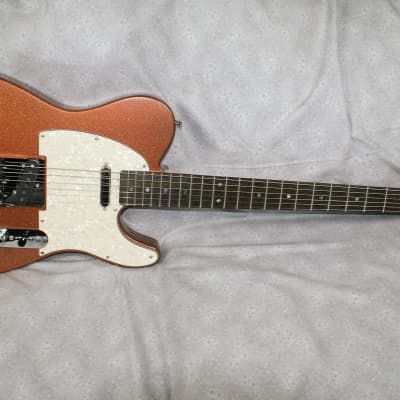 VZ Custom Guitars Copper Metal Flake T-Style image 2