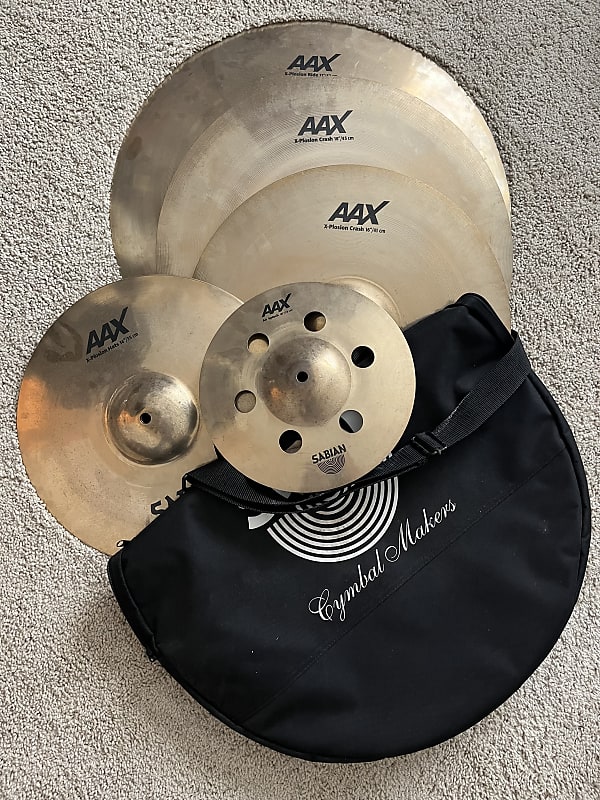 Sabian AAX Praise & Worship Set 10 / 14 / 16 / 18 / 21" Cymbal Pack 2019 - Present - Natural image 1