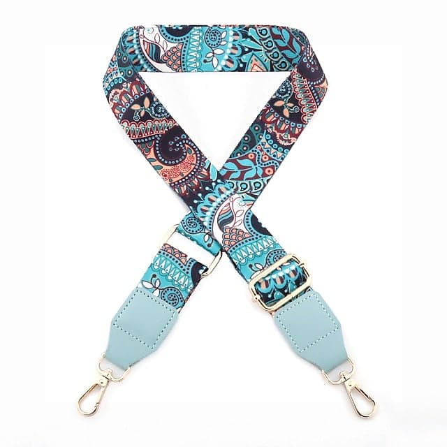 Guitar Strap | Handbag Strap - JD-PB-023-Blue / Bright silver | Reverb