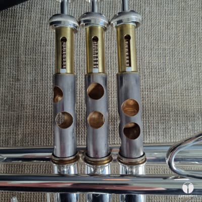 Vincent Bach Stradivarius 37 G GOLDBRASS bell trumpet GAMONBRASS case mouthpiece image 19