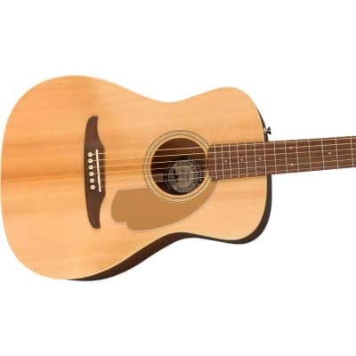 Fender Malibu Player Acoustic Electric Guitar, Walnut Fingerboard, Natural image 11