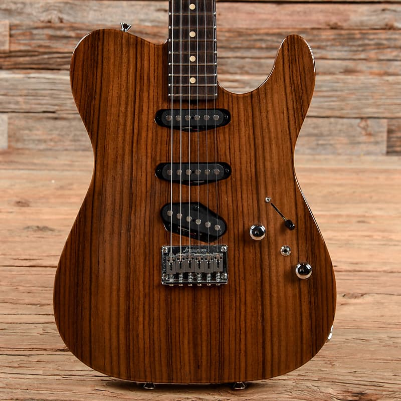 Tom Anderson Hollow T Drop Top Natural with Brown Back 2003 image 1