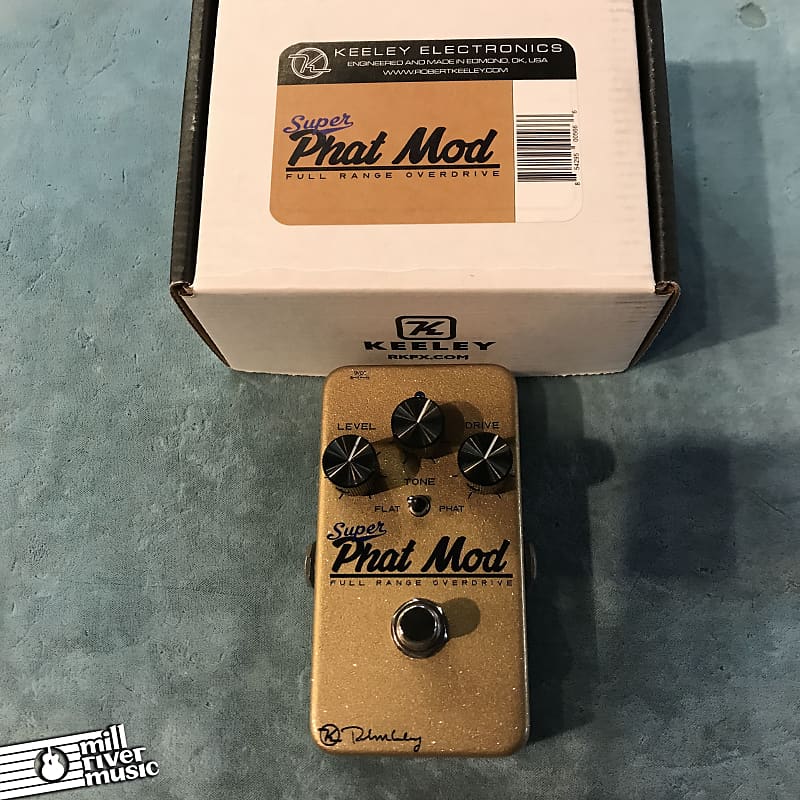 Keeley Super Phat Mod Overdrive Effects Pedal w/ Box