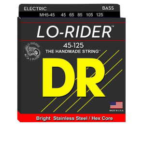 DR MH5-130 Lo-Rider Bass Strings - Medium (45-130)