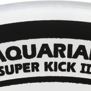 Aquarian Superkick 3 Coated White Bass Drumhead - 22 inch image 2
