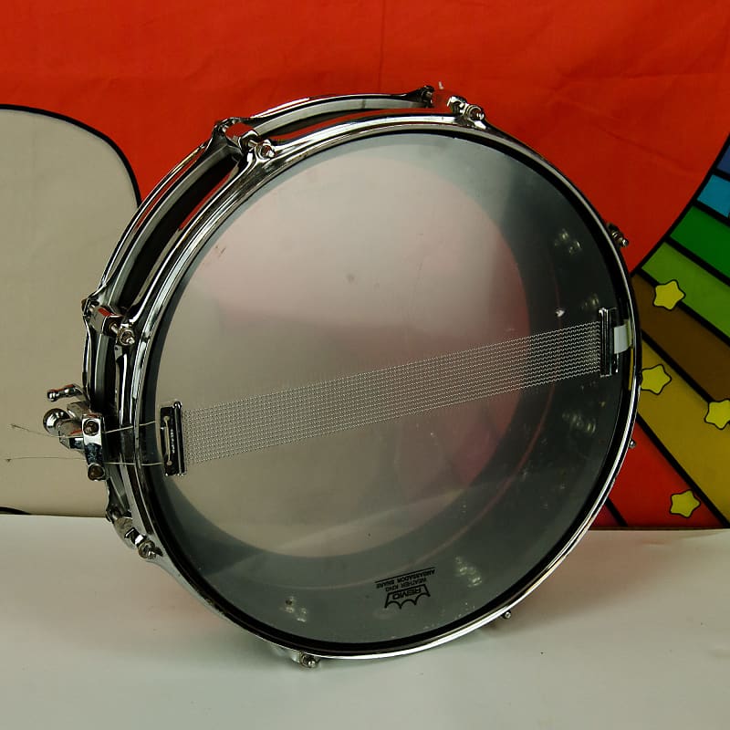 Used Pearl Piccolo 13 x 3.5 Snare Drum, flat black