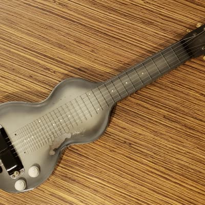 1949 Rickenbacher 1950 Electro NS-6 Rickenbacker Lap Steel Vintage Guitar 40’s 50’s Metal Shaded Grey Rare White Plastics image 1