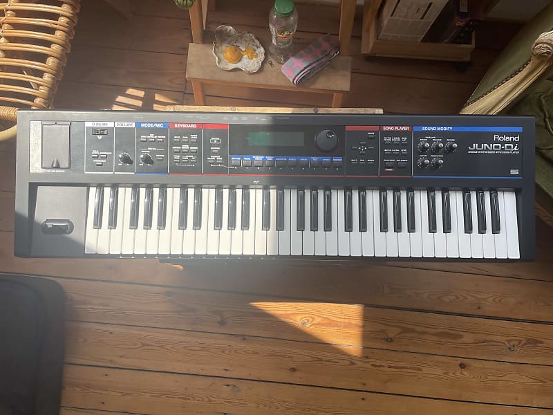 Roland Juno Di 61-Key Synthesizer 2010s - Black image 1