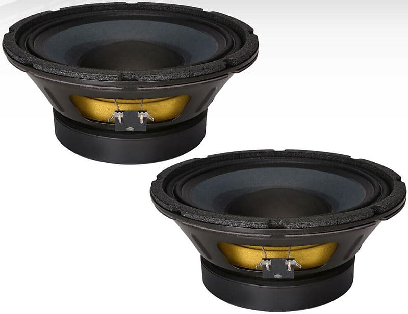 2x Eminence DELTA-10A 10" Mid-Bass Woofer 700W Midrange 8Ohm Replacement Speaker image 1