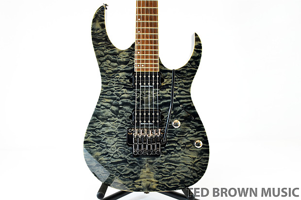 Ibanez RG920QM Premium Series Electric Guitar Black Ice Ibanez RG920QM Premium Series Electric Guitar Black Ice