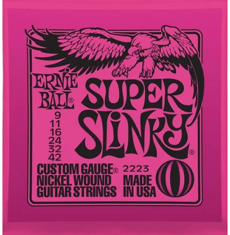 Ernie Ball 2223 Super Slinky Nickel Wound Set Electric Guitar Strings - 3 PACK image 1