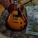 D'Angelico Excel SS Semi-Hollow w/ Stop-Bar Tailpiece & Case