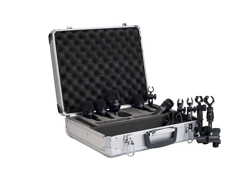Audix FP5 5 piece Fusion Drum Microphone Package image 1