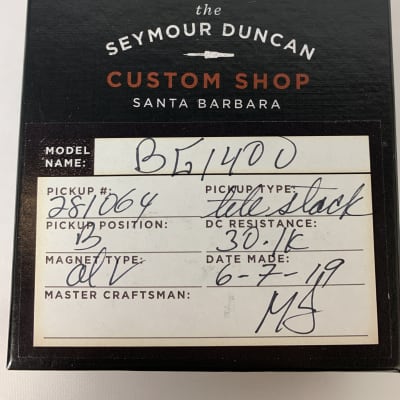 Seymour Duncan Custom Shop Telecaster Bridge Pickup Black image 4