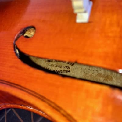 Roth 3/4 violin late 1960s- early 1970s - red brown varnish image 5