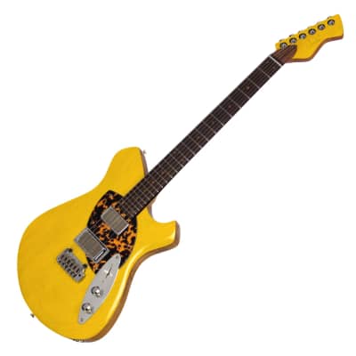 Malinoski Guitars HiTop #371 - Trans Yellow - Custom Hand-Made Electric - Boutique Guitar Showcase! image 5