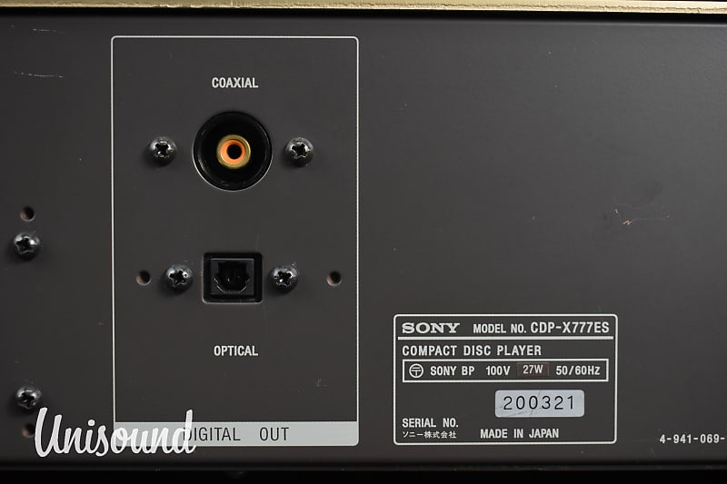 Sony CDP-X777ES Compact Disc Player in Very Good Condition | Reverb