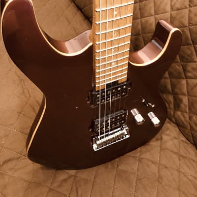 Cort G300PROVVB G Double Cutaway Solid Maple Top Basswood Body Roasted Maple Neck 6-Electric Guitar image 7