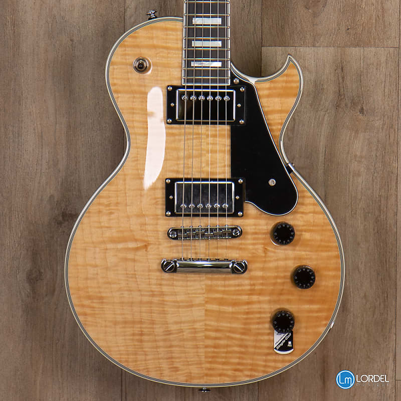 Schecter Solo-II Custom Natural Gloss Burl Top image 1
