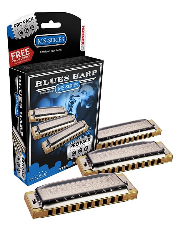 Hohner Blues Harp pro pack image 1