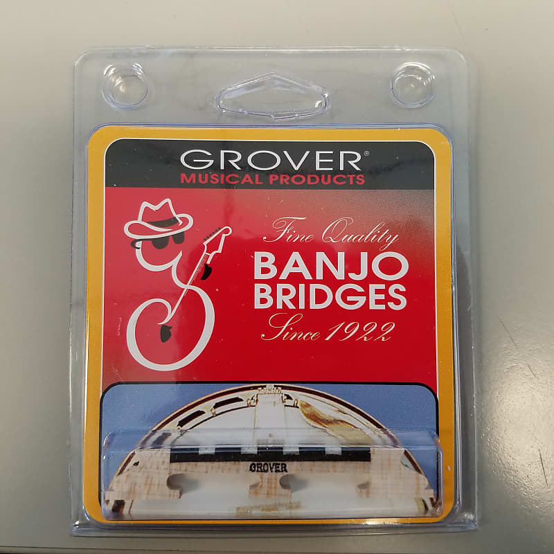 Grover - Acousticraft Banjo Bridge - 5-String 5/8 Inch High