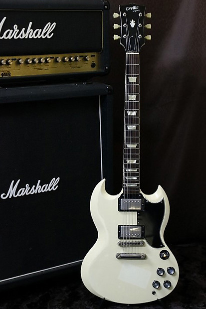 1988 Orville by Gibson SG 61 reissue SG 61 Alpine WH Gibson PU Made in Japan