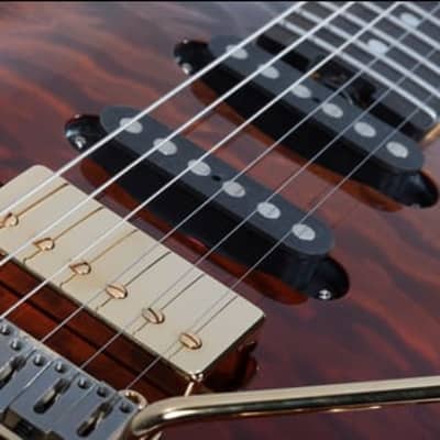 Schecter California Classic Series Electric Guitar w/ Case - Bengal Fade 7303 image 15
