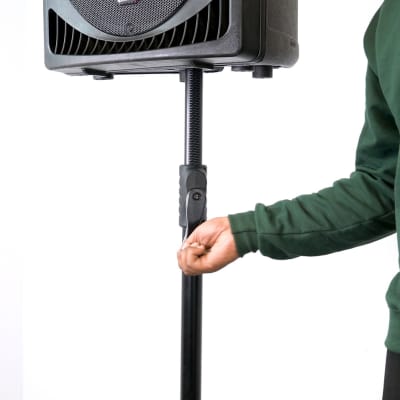 JBL DJ Package w/ VRX932LA-1 Speakers+Stands+Amplifier+Facade+Lights+Hand Truck image 10