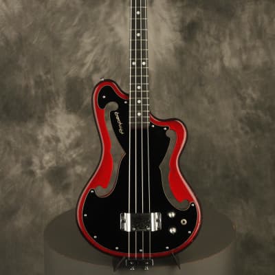 1966 Ampeg AEB-1 electric Horizontal "Scroll" Bass earliest features serial #019 image 2