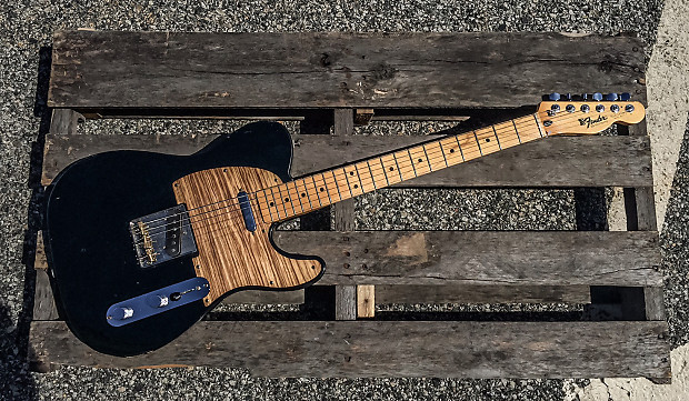 Fender 50th Anniversary Telecaster Black MIM Zebrawood