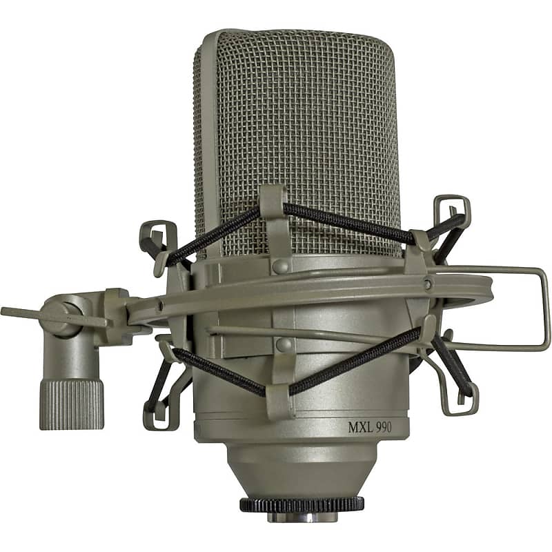 MXL 990 Large-Diaphragm Cardioid Condenser Microphone (Champagne) image 1
