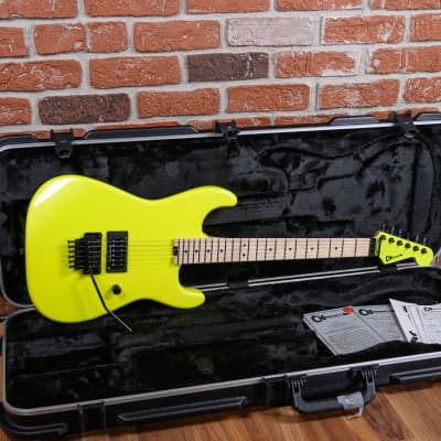 Charvel USA Custom Shop San Dimas Namm Edition #603 Master Built by “Red” Dave Nichols Neon Pearl Yellow 2025 w/OHSC image 2