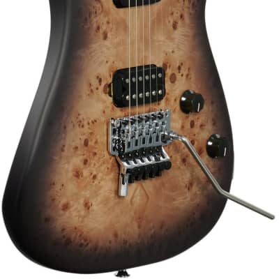 EVH 5150 Series Deluxe Electric Guitar, Poplar Burl Black Burst image 8