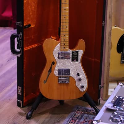 Fender American Vintage II '72 Telecaster Thinline 2022 - Present - Aged Natural image 2