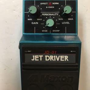 Maxon JD-01 Jet Driver Distortion Overdrive Rare Vintage