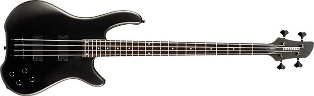 Fernandes Tremor Deluxe 4 Bass Guitar - Metallic Black Satin