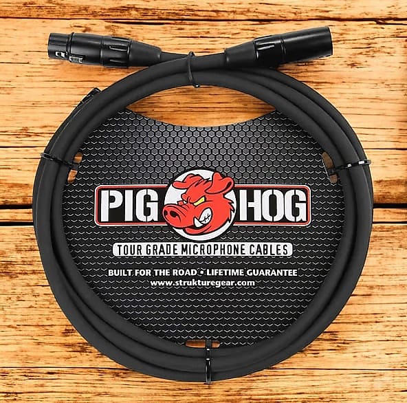 Pig Hog PHM6 Tour Grade XLR Male to Female Mic Cable - 6' image 1