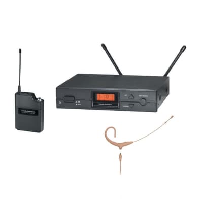 Audio-Technica ATW-2192XBITH Frequency-Agile True Diversity UHF Wireless Headset System, Beige, 487.125-506.5 MHz image 2