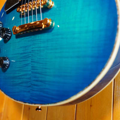 AIO SC77  *Left-Handed Electric Guitar - Blue Burst w/SKB-56 Hard Case image 9