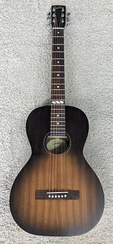 Godin Parlor Size Acoustic Electric Guitar Mahogany, Limited | Reverb