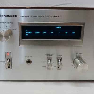 Vintage Pioneer SA-7800 Stereo Integrated Amplifier - Amp w/ Manual - Serviced image 3