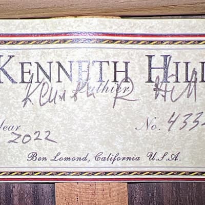 Kenny Hill Signature SP/CD 2022 Classical Guitar Spruce/Cedar/Indian Rosewood image 12