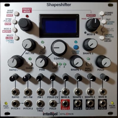 Intellijel Cylonix Shapeshifter Dual Wavetable VCO Eurorack Synth Module