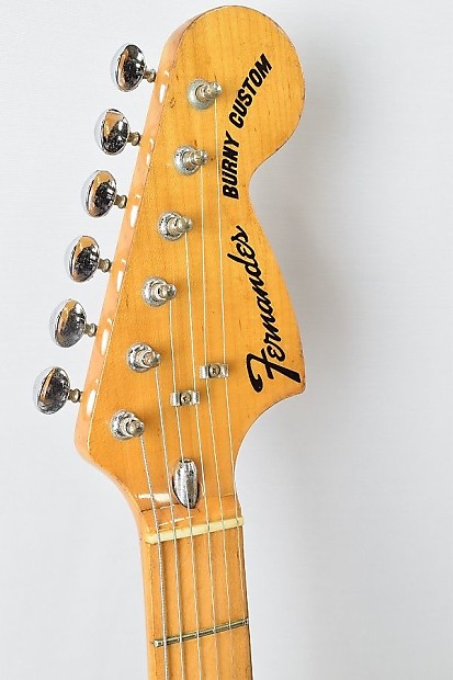 Rare Fernandes Burny Custom FST-75N Natural | Reverb