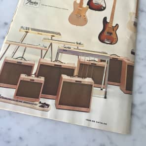 1958-1959 Fender Full Line Catalog Stratocaster Jazzmaster Esquire Telecaster Twin Bassman Case Candy Vintage image 12