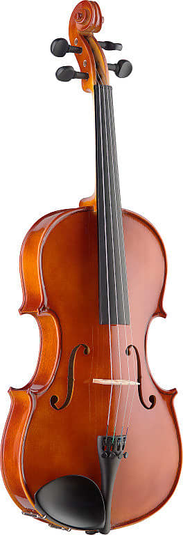 STAGG 16" solid maple viola with standard-shaped soft case image 1