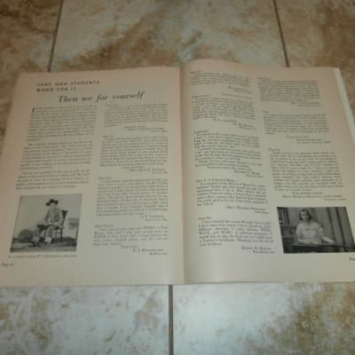 Vintage 1954 "How You Can Learn Music In Your Own Home" Book! Guitar, Organ, Piano, More! image 7