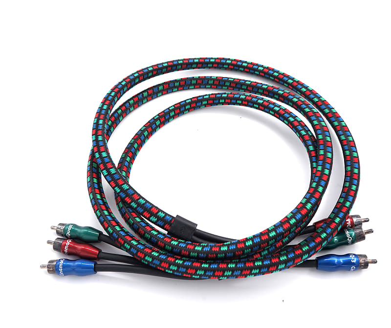 AudioQuest CinemaQuest YIQ-3 Component Video Cable 80" Audiophile 2m image 1